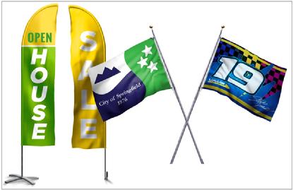 Feather Flags and Pole Flags